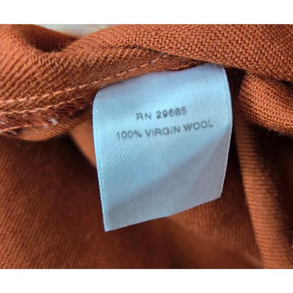 Pendleton vintage virgin wool women's button up large winter fall color rust - Picture 6 of 8